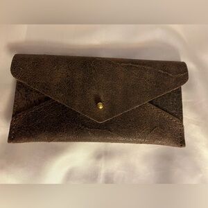 Meanwhile Back on the Farm NEW leather envelope wallet USA